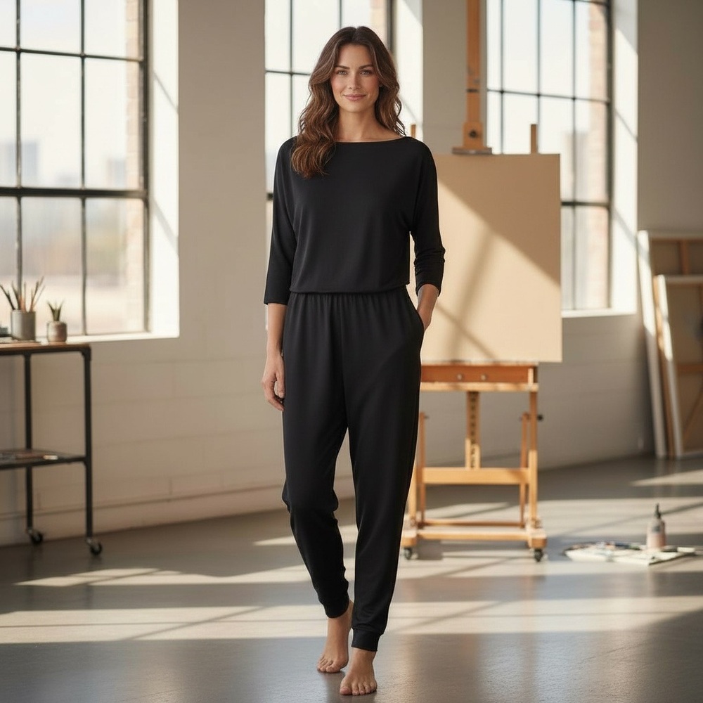 Ralph Lauren: Black Label Silk Bateau Neckline Jumpsuit 🇺🇸